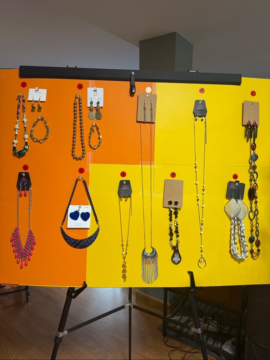 Jewelry - Game night Assorted Statement Necklaces and Jewelry Lot -
